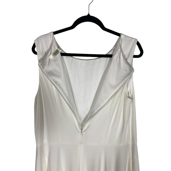 Women's Sleeveless Hanpciers Whit Summer Dress Size Medium - Picture 7 of 7